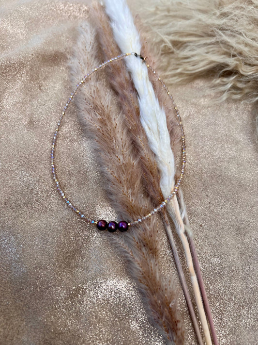 Crystal & Pearl Necklace