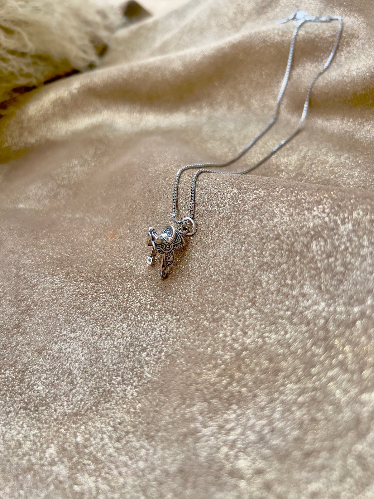 Saddle Charm Necklace