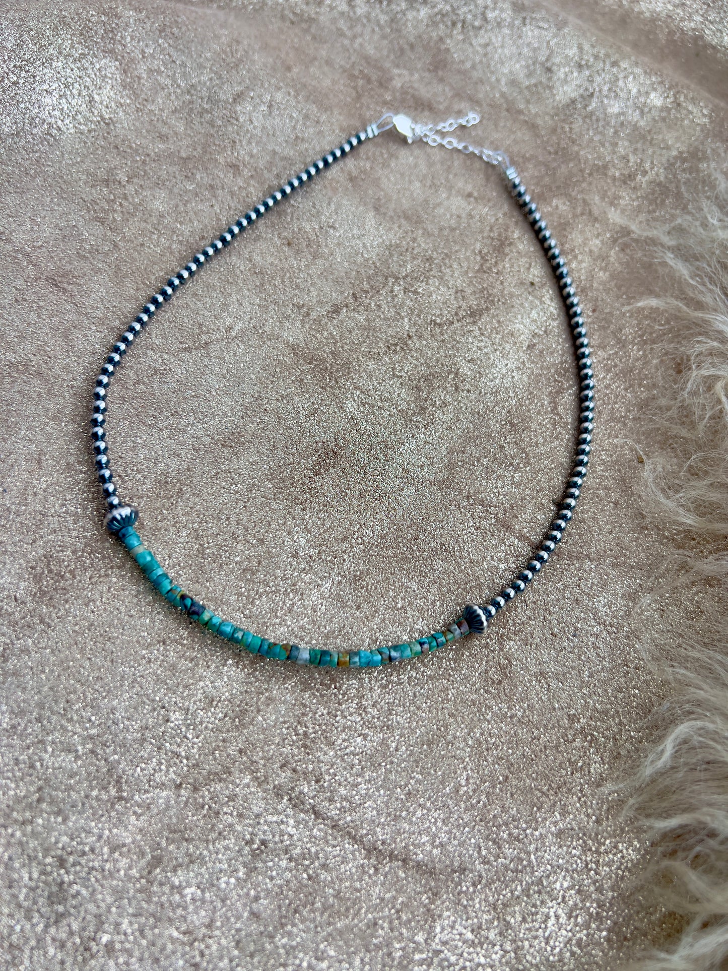 Sterling Silver and Turquoise Necklace