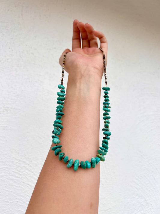 Turquoise Nugget Necklace