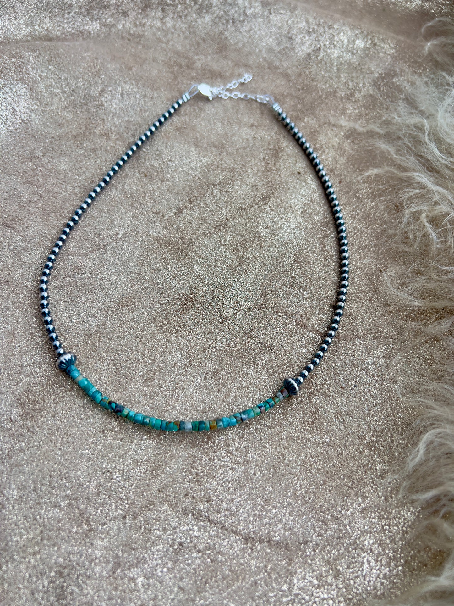 Sterling Silver and Turquoise Necklace