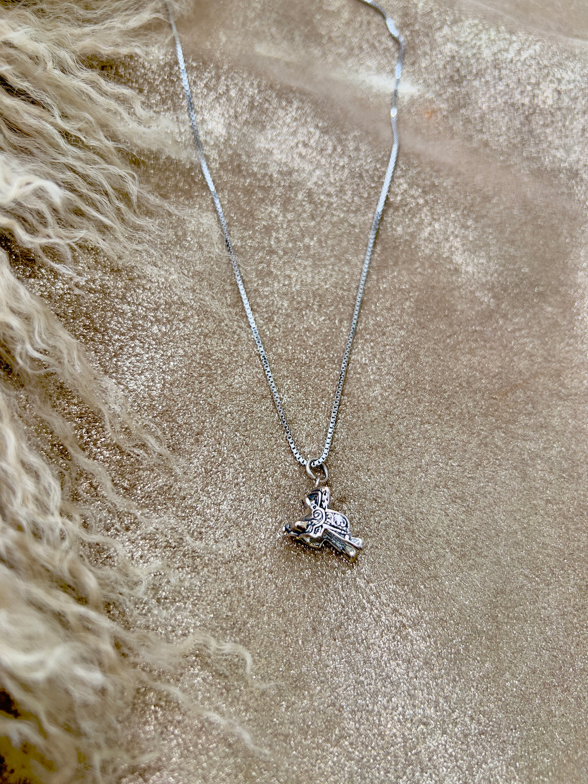 Saddle Charm Necklace