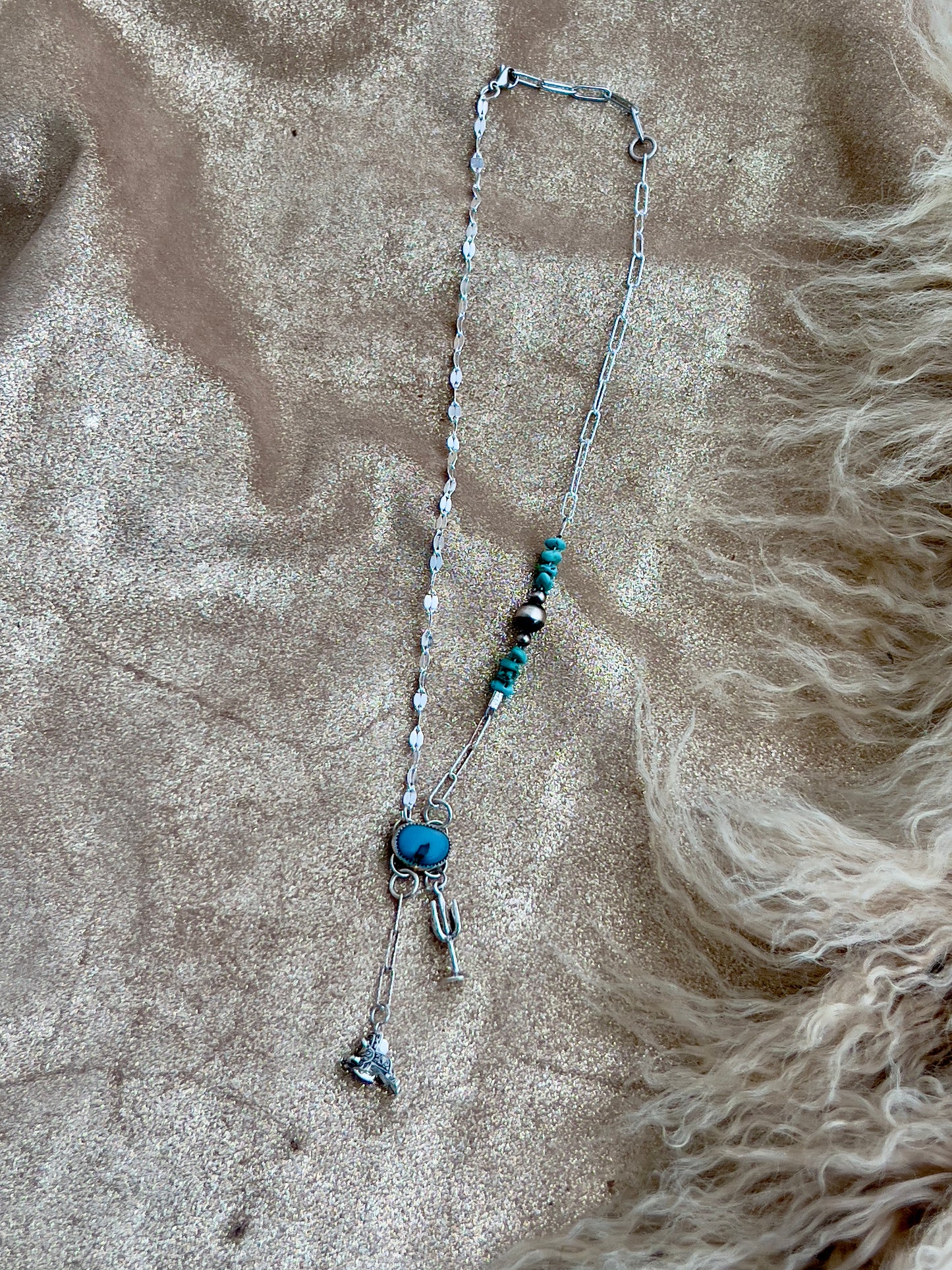 Sterling Silver Charm Necklace