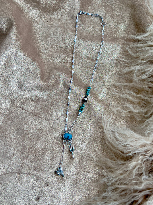 Sterling Silver Charm Necklace