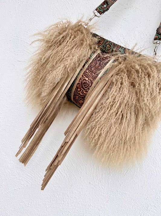 Wild Wooly - Turquoise and Gold