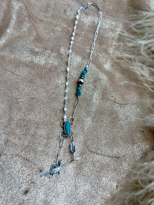 Sterling Silver Charm Necklace