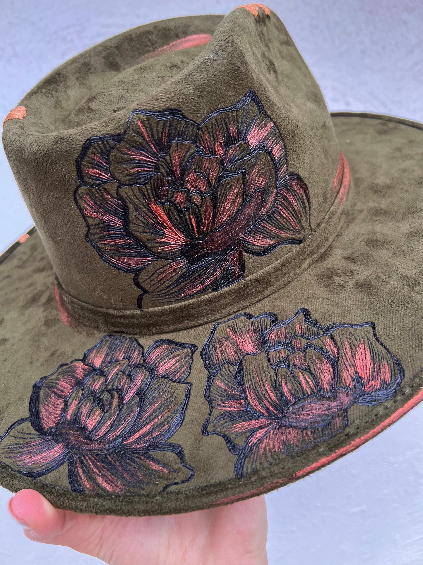 Green and Copper Hat