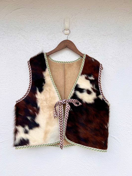 Cowhide Vest - Size Large