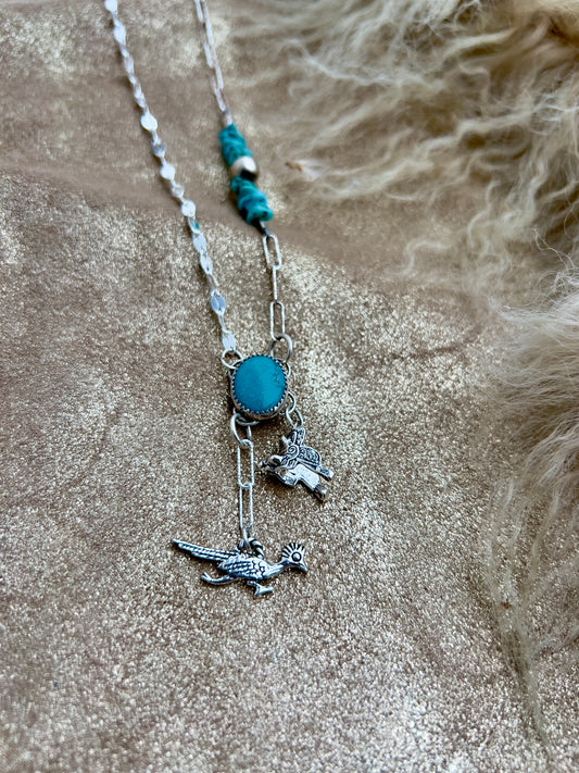 Sterling Silver Charm Necklace