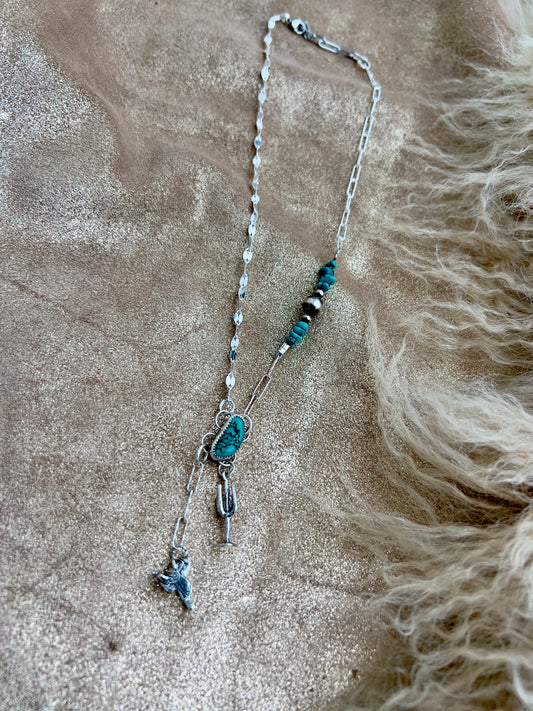 Sterling Silver Charm Necklace