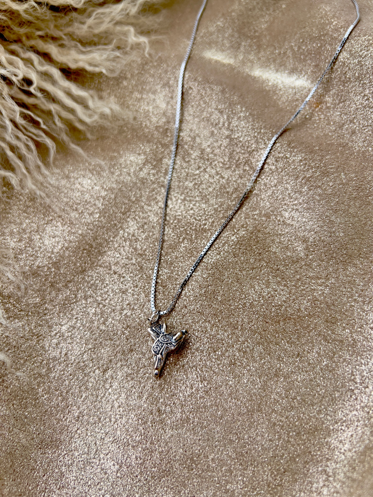 Saddle Charm Necklace