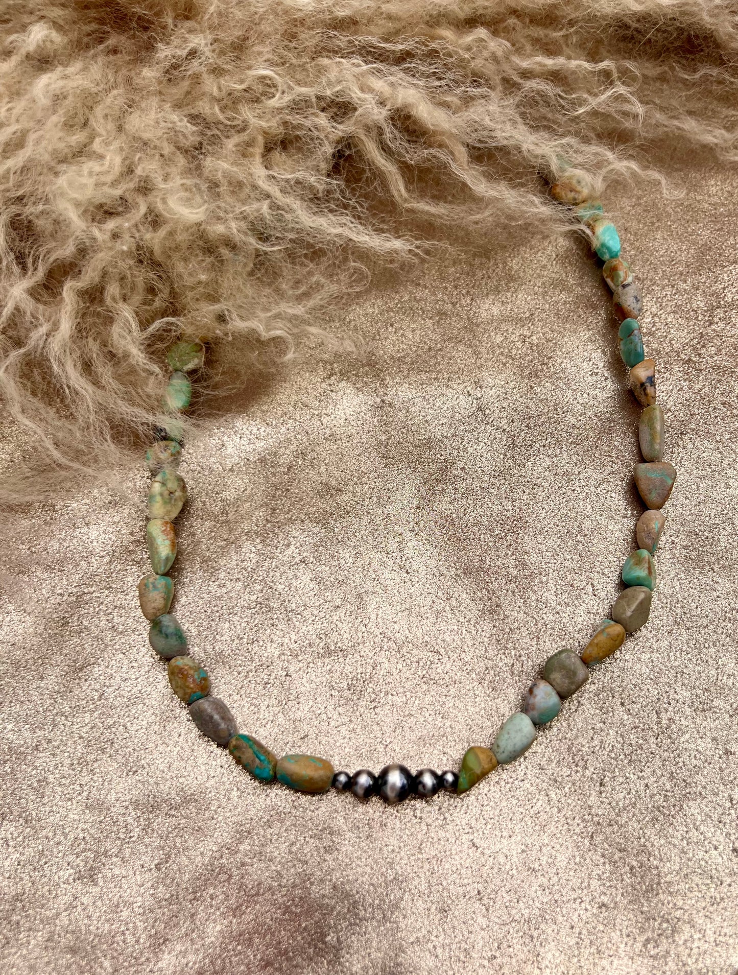 Turquoise and Sterling Silver Necklace