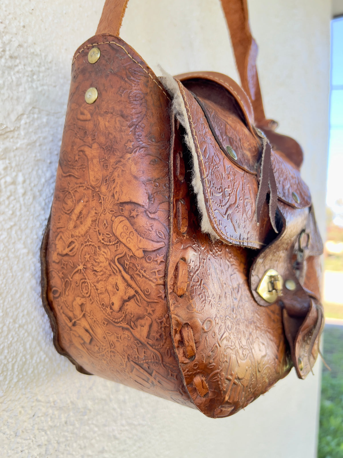 Hidden Details Saddle Bag