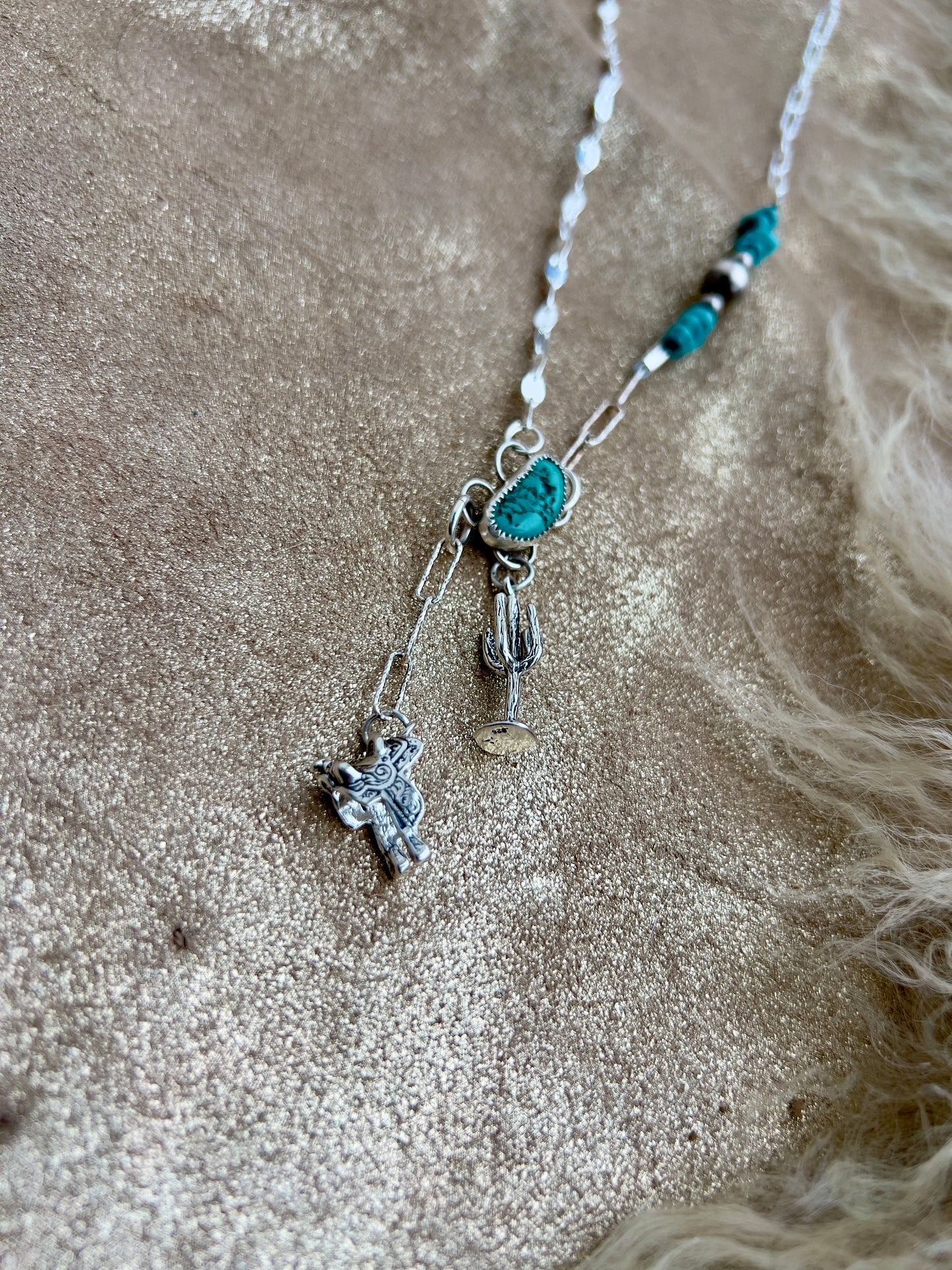Sterling Silver Charm Necklace