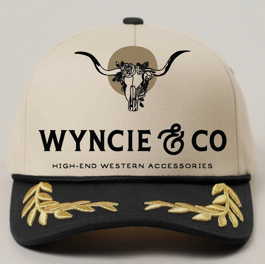 Wyncie & Co. SnapBack Hat - Black and Gold