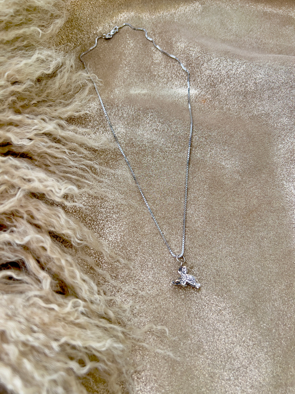 Saddle Charm Necklace