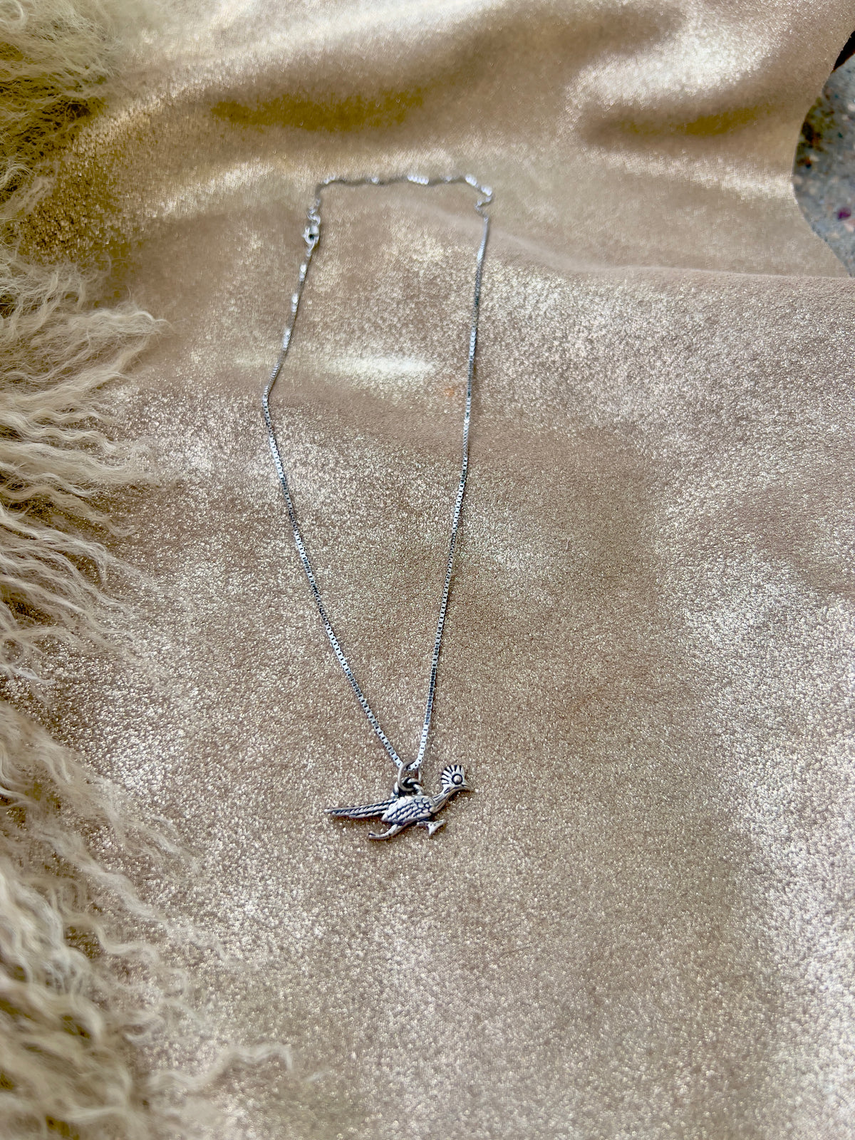 Road Runner Charm Necklace