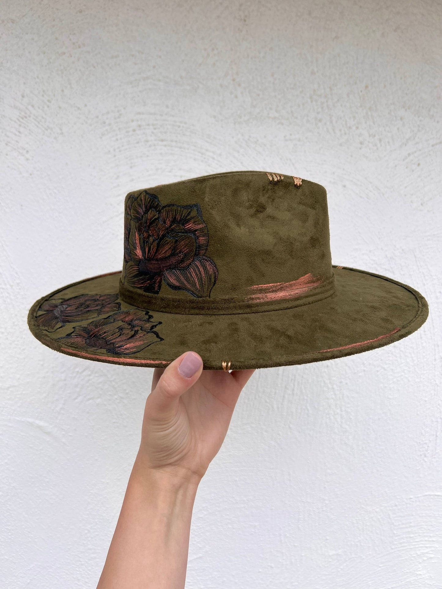 Green and Copper Hat