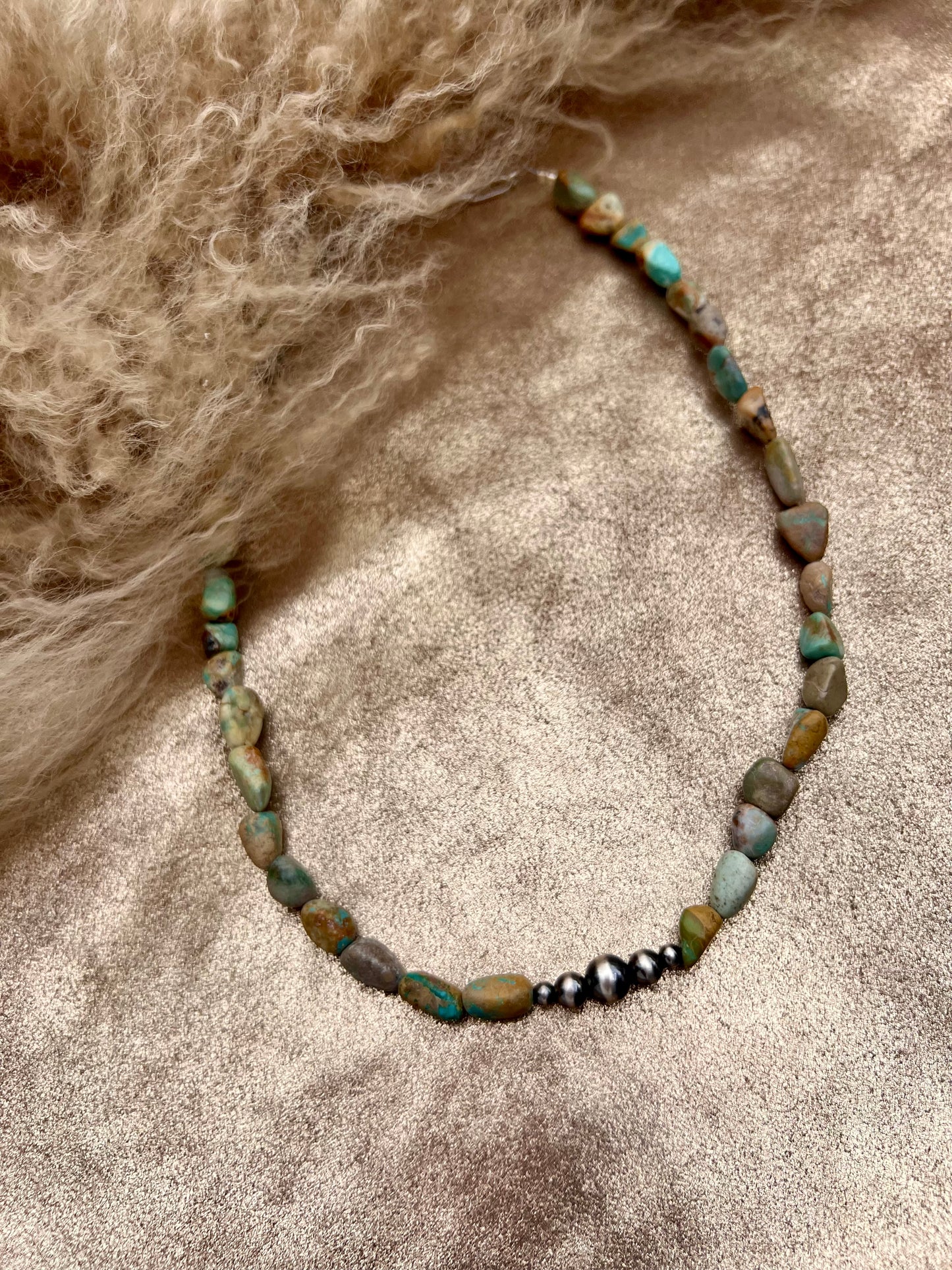 Turquoise and Sterling Silver Necklace